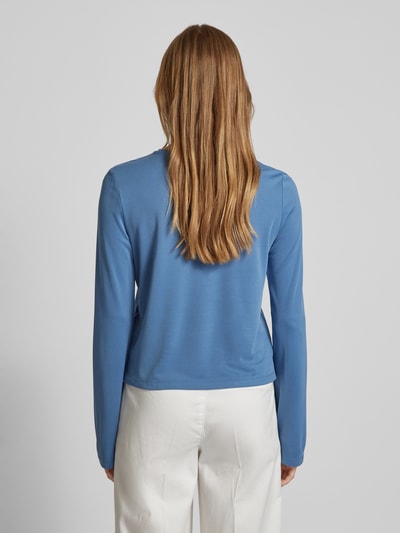 Jake*s Casual Longsleeve mit Rundhalsausschnitt Jeansblau 5