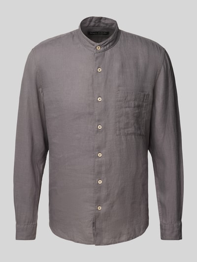 Marc O'Polo Regular Fit Freizeithemd aus reinem Leinen Graphit 2