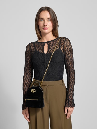 Lauren Ralph Lauren Rucksack mit Logo-Applikation Black 1