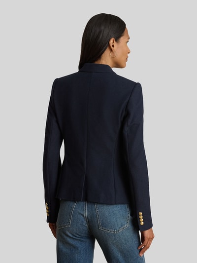 Lauren Ralph Lauren regular fit blazer van katoenmix Marineblauw - 5