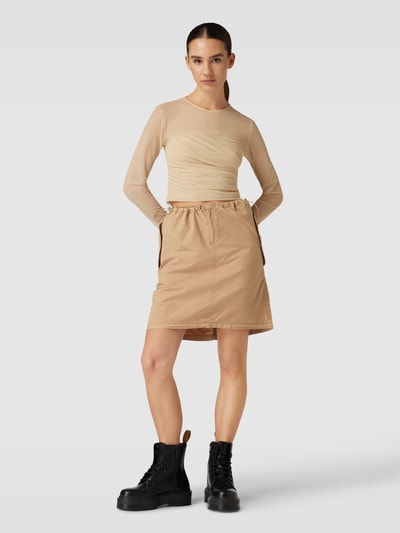 Redefined Rebel Minirok met achterzakken Beige - 1