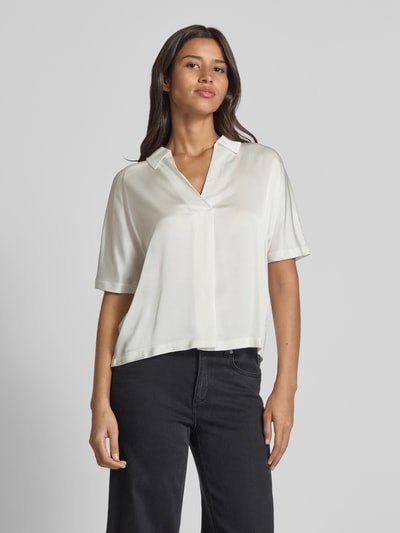 Someday Regular Fit Blusenshirt mit V-Ausschnitt Modell 'Kelucy' Offwhite 4