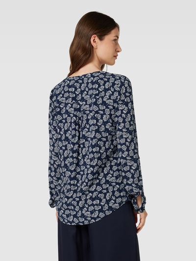 Montego Blusenshirt mit Allover-Print Dunkelblau 5