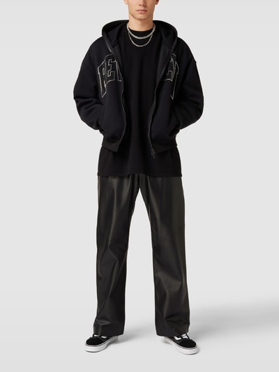 REVIEW Sweatjacke mit Kapuze Schwarz 1