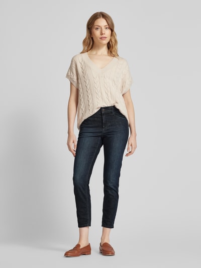 Angels Slim Fit Jeans mit elastischem Bund Modell 'ORNELLA SPORTY' Dunkelblau 1