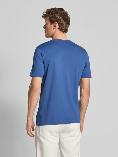 HUGO T-Shirt mit Label-Print Modell 'DULIVIO' Rauchblau 5