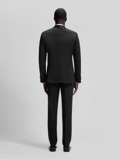 BOSS Slim Fit Smoking aus reiner Wolle Black 5