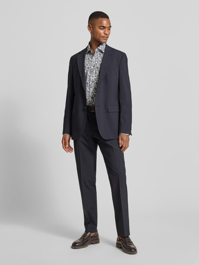 SEIDENSTICKER Slim fit zakelijk overhemd van katoen met kentkraag Olijfgroen - 1