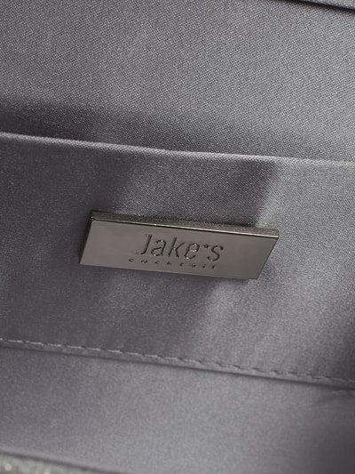 Jake*s Cocktail Clutch mit Strasssteinen Silber 4