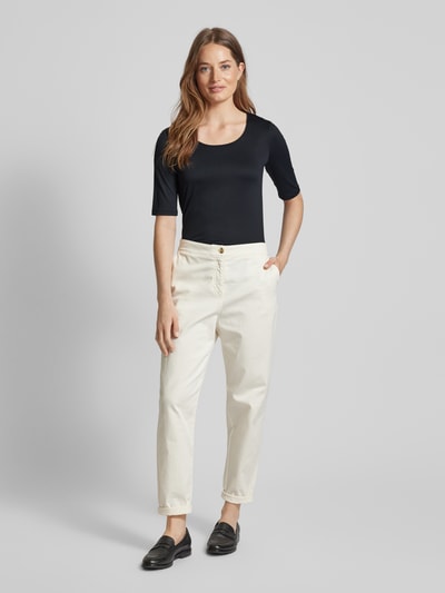 Christian Berg Woman T-Shirt mit U-Ausschnitt Black 1