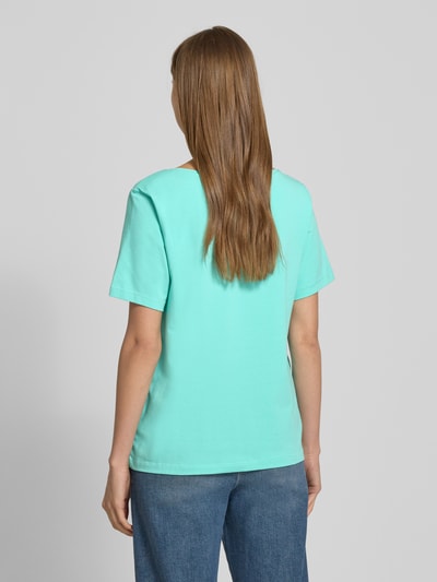 s.Oliver RED LABEL T-shirt o kroju regular fit z mieszanki bawełny Jasnoniebieski 5