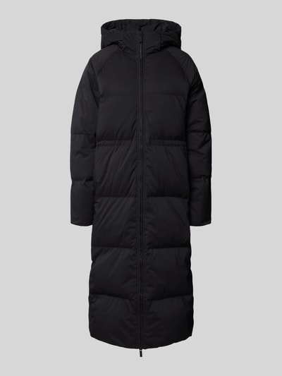 Selected Femme Regular fit donsjack met afneembare capuchon, model 'MAYA' Zwart - 2