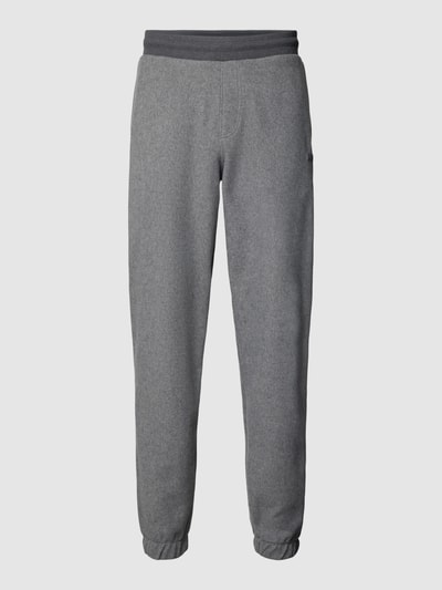 CK Calvin Klein Sweatpants mit Label-Badge Silber Melange 2