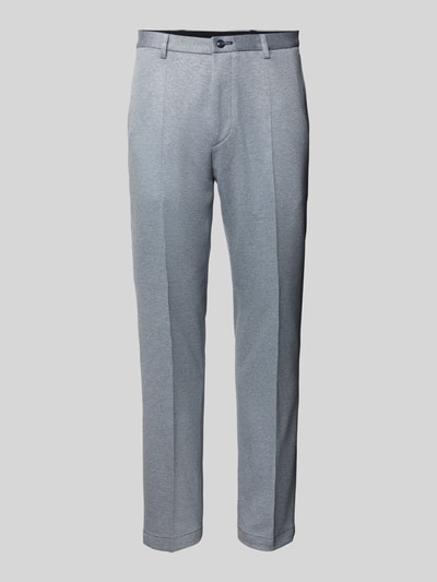 Roy Robson Slim Fit Anzughose mit Strukturmuster Hellblau 2