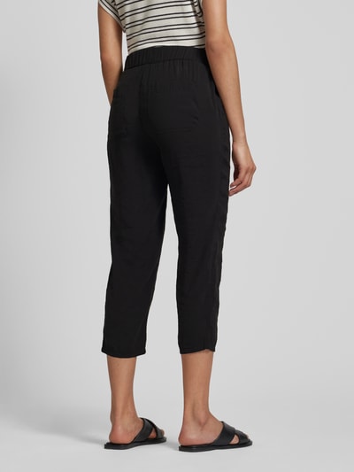 Toni Dress Spodnie materiałowe o skróconym kroju regular fit model ‘Pia’ Czarny 5