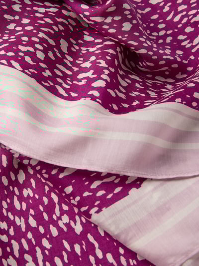 Marc O'Polo Sjaal met korte franjes Fuchsia - 2