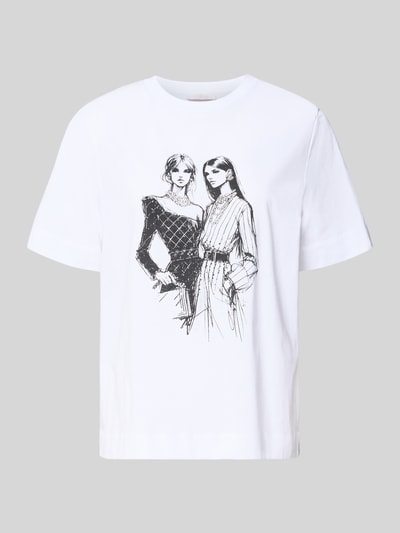 Rich & Royal T-shirt met motiefprint Wit - 2