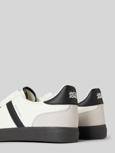 Jack & Jones Sneaker in Two-Tone-Machart Modell 'MAMBO' Weiss 2