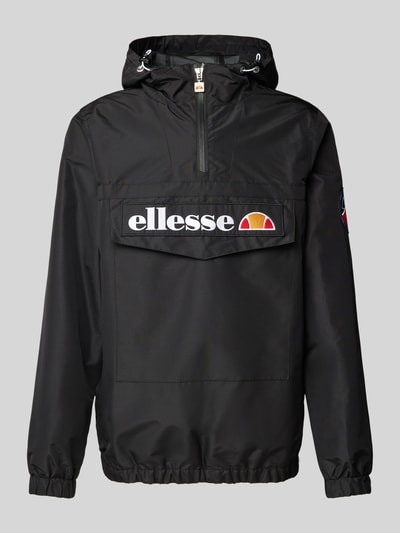 Ellesse Kurtka z wyhaftowanym logo model ‘MONT’ Czarny 2