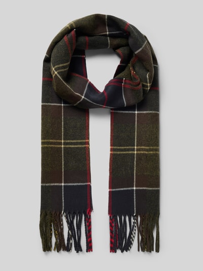 Barbour Schal mit Fransenabschluss Galingale Tartan Beige 1