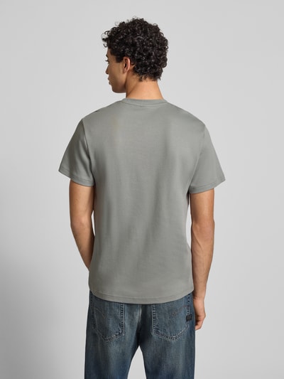 G-Star Raw T-shirt met labelprint Lichtgrijs - 5