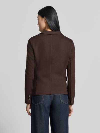 VERO MODA Slim fit korte blazer met wol model 'JULIA' Chocoladebruin - 5