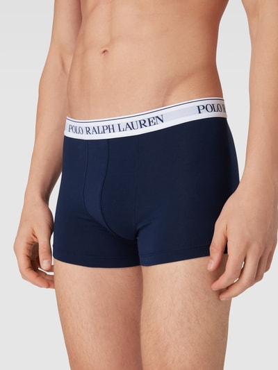 Polo Ralph Lauren Underwear Trunks mit Logo-Bund 3er-Pack Modell 'CLASSIC' Dunkelblau 3