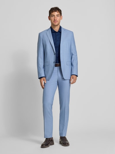 Tommy Hilfiger Tailored Slim Fit Businesshemd aus Baumwoll-Mix Bleu 1