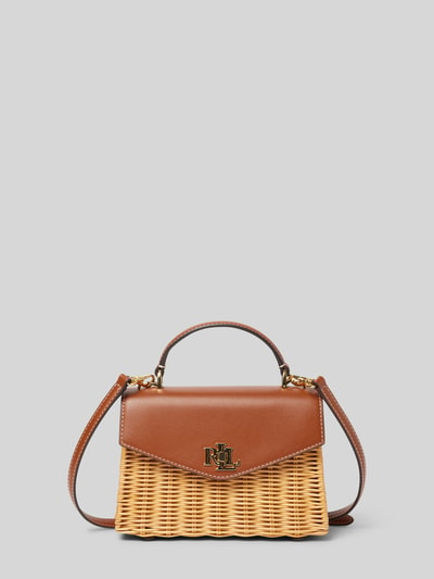 Lauren Ralph Lauren Handtasche mit Label-Applikation Modell 'FARRAH' Cognac 2