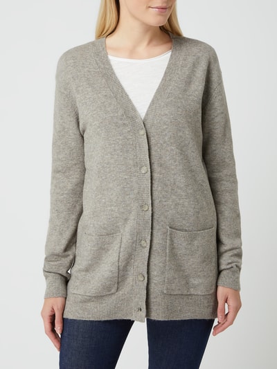 s.Oliver RED LABEL Cardigan aus Wollmischung  Taupe Melange 4