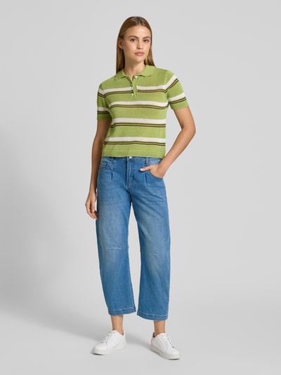 Buena Vista Barrel Jeans im 5-Pocket-Design Blau 1