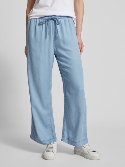 Marc O'Polo Wide leg broek in denimlook Lichtblauw - 4