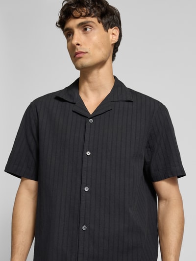 Christian Berg Men Regular Fit Freizeithemd mit 1/2-Arm Black 3