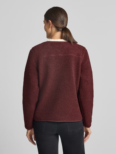 Didriksons Regular Fit Jacke mit Strukturmuster Modell 'Selma' Bordeaux 5