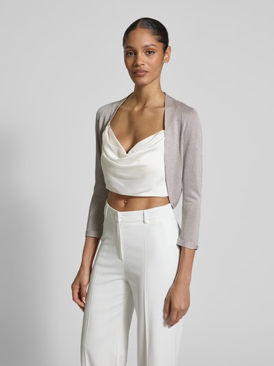 Jake*s Cocktail Blazer met 3/4-mouwen Metallic beige gemêleerd - 4