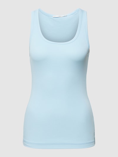 Lanius Tanktop in unifarbenem Design Hellblau 2