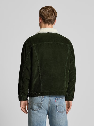 Levi's® Relaxed fit jack van corduroy met borstzakken Donkergroen - 5