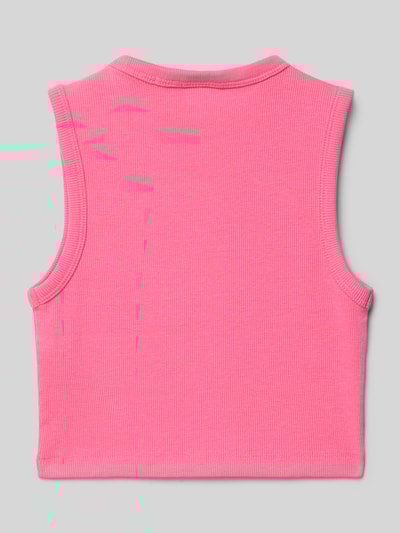 s.Oliver RED LABEL Slim Fit Top mit Baumwollanteil Pink 3