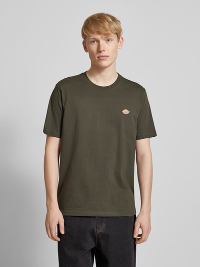 Dickies T-Shirt mit Label-Print Modell 'MAPLETON' Oliv 4