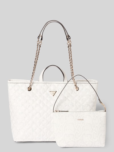GUESS Shopper mit herausnehmbarer Tasche Modell 'GIULLY II' Offwhite 2