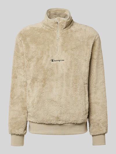 CHAMPION Sweatshirt mit Stehkragen Beige 2
