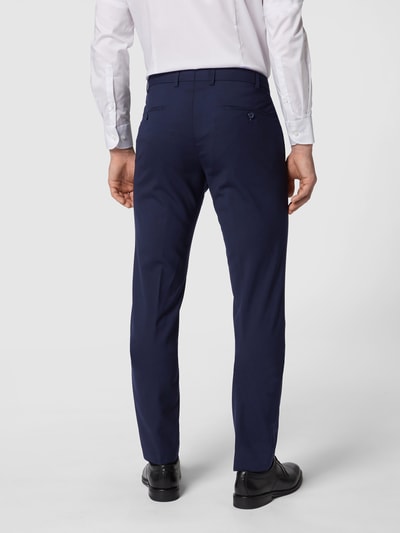 Hiltl Regular fit chino met stretch, model 'Pilo' Donkerblauw - 5