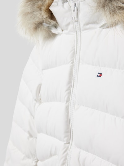 Tommy Hilfiger Kids Kurtka pikowana z detalem z logo model ‘ESSENTIAL’ Biały 2