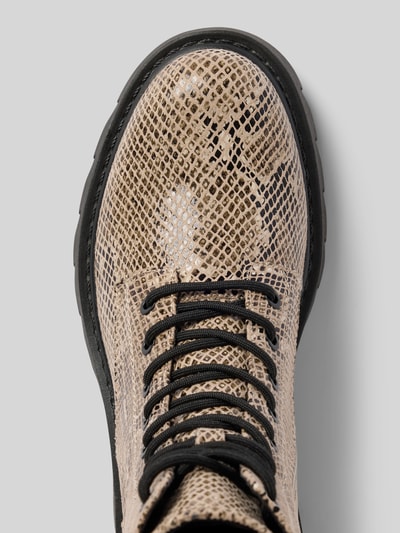 Tamaris Kozaki sznurowane z zamkiem błyskawicznym Beżowy 3