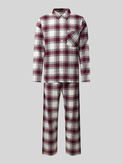 Schiesser Pyjama mit Teilungsnähten Jeansblau 1