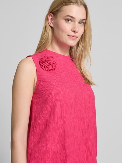 s.Oliver BLACK LABEL Regular Fit Blusentop aus Lyocell-Mix Pink 3