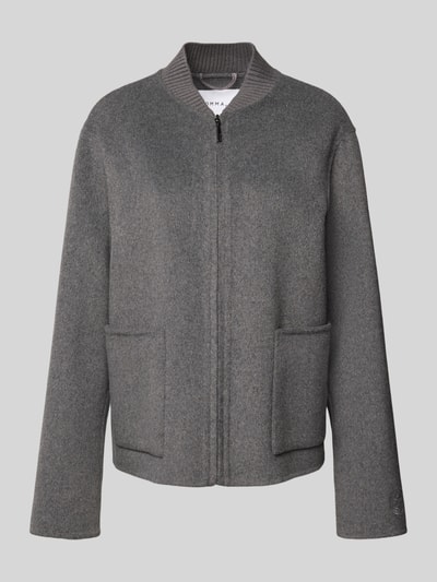 comma Jack met opstaande kraag en opgestikte zakken Antraciet - 2