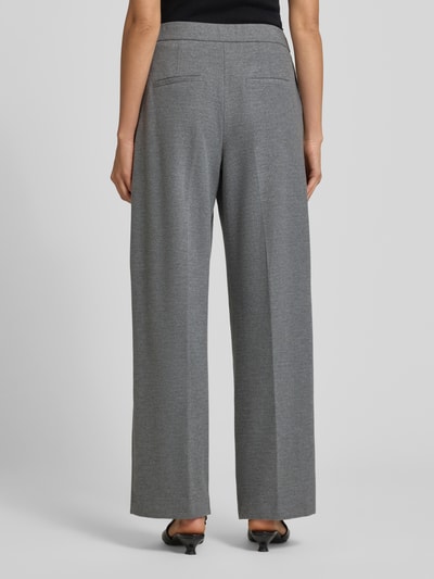 Stehmann Stoffen broek met elastische band, model 'Francis' Lichtgrijs - 5