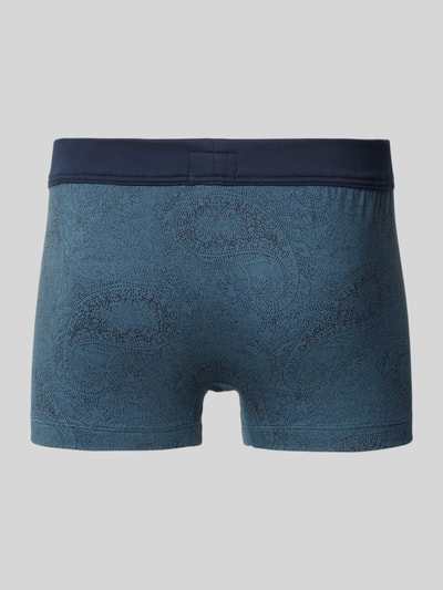 Schiesser Boxershorts met elastische band Marineblauw - 3