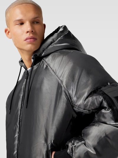 Calvin Klein Jeans Jacke im schimmernden Design Modell 'LIQUID METAL' Mittelgrau 3